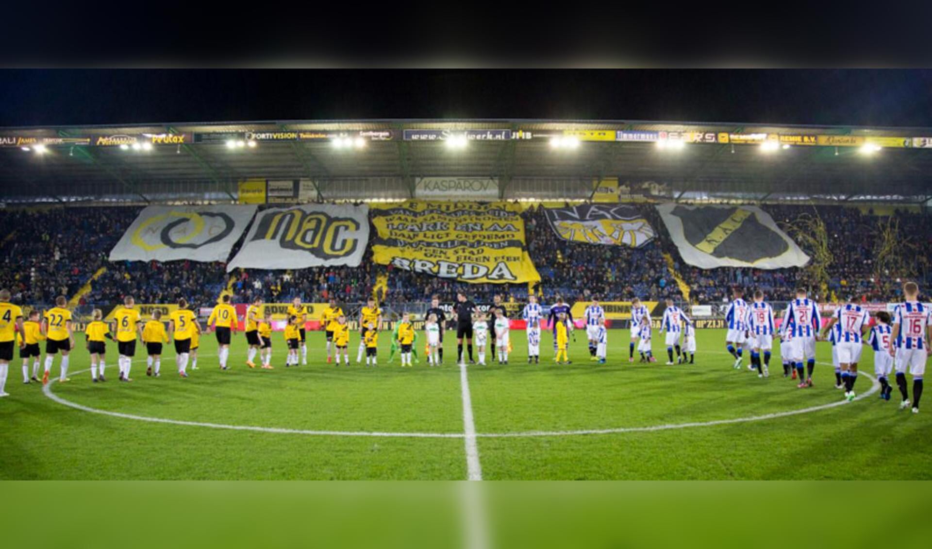 NAC verloor op zaterdag 13 december 2014 met 0-2 van Heerenveen.