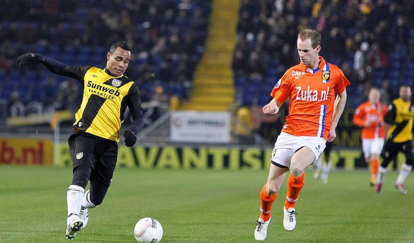 NAC speelde thuis in de laatste competitiewedstrijd voor de winterstop tegen Vitesse 1-1 gelijk foto Peter Visser