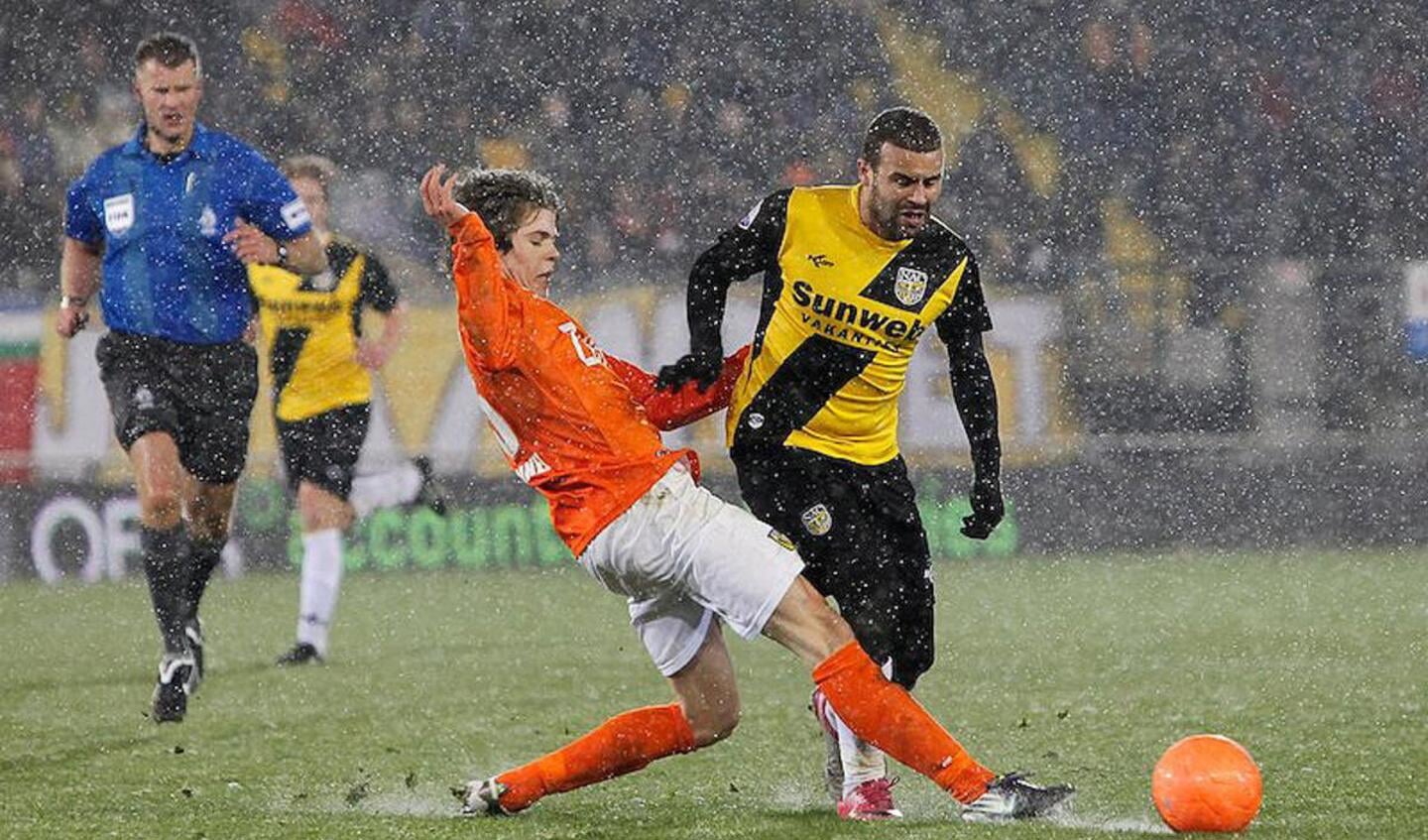 NAC speelde thuis in de laatste competitiewedstrijd voor de winterstop tegen Vitesse 1-1 gelijk foto Peter Visser