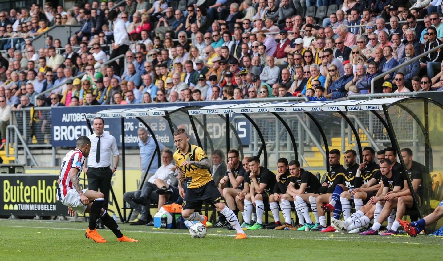 NAC heeft met 1-2 verloren van Willem II en is nog niet verzekerd van een verlengd verblijf in de eredivisie.