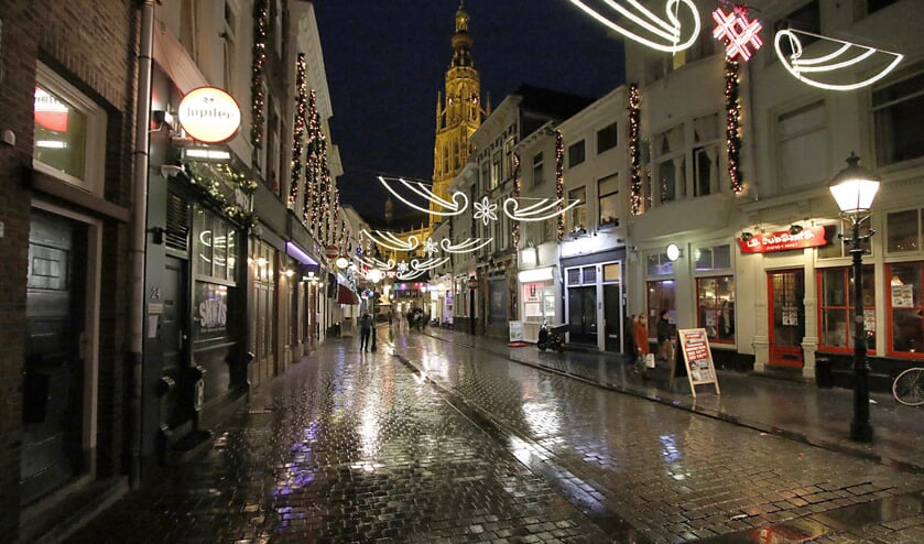 Breda in de nacht, januari 2016.