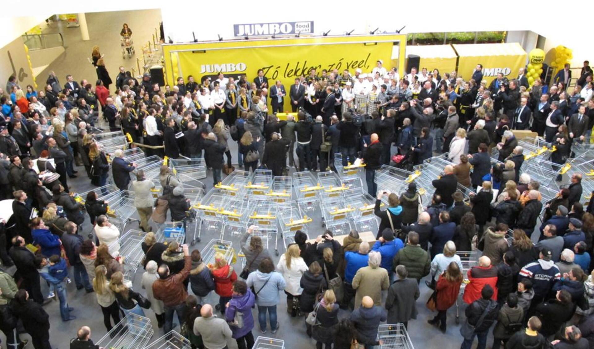 Jumbo opent een nieuw concept in Breda: de eerste Foodmarkt van Nederland, 6000 vierkante meter groot. foto Wijnand Nijs