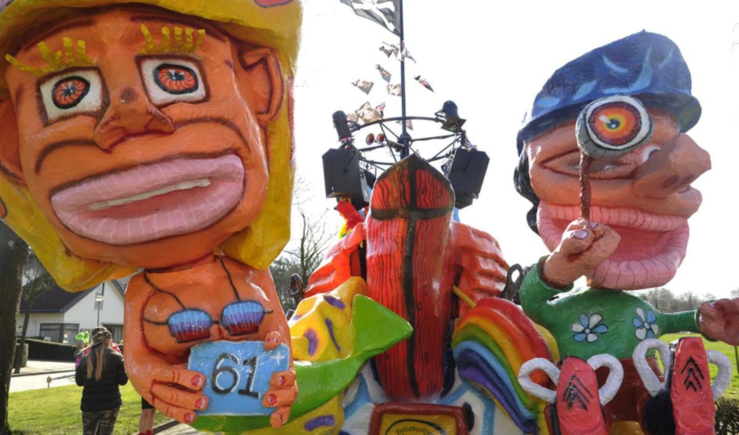 De carnavalsoptocht van Bavel, zondag 2 maart 2014. foto Janet Olde Wolbers