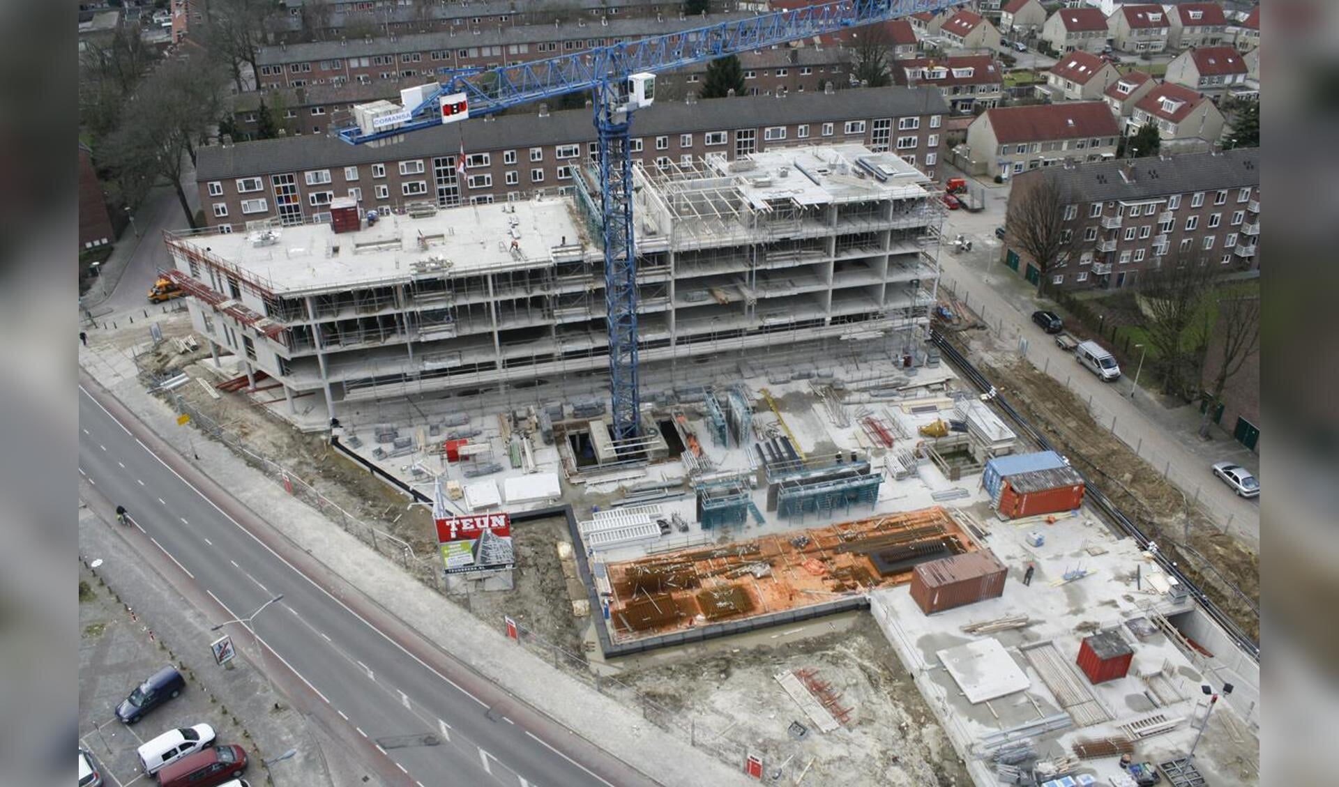 De bouw van de Struyckenwijk vordert.  foto Pepijn Nagtzaam