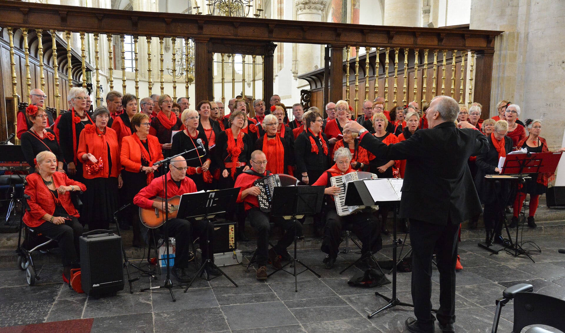 De beurs voor vitale ouderen in de Grote Kerk, zaterdag 8 en zondag 9 oktober 2016.