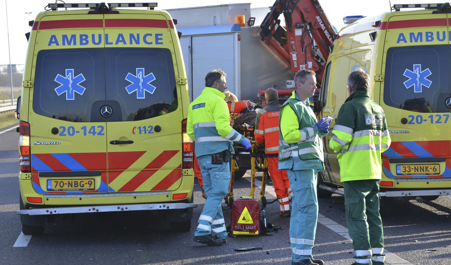 Zes gewonden bij ongeval op A58 bij Ulvenhout.