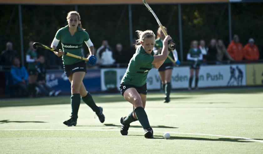 Push dames 1 klopte zondag thuis Terriers met 1-0. foto Guido van der Kroef