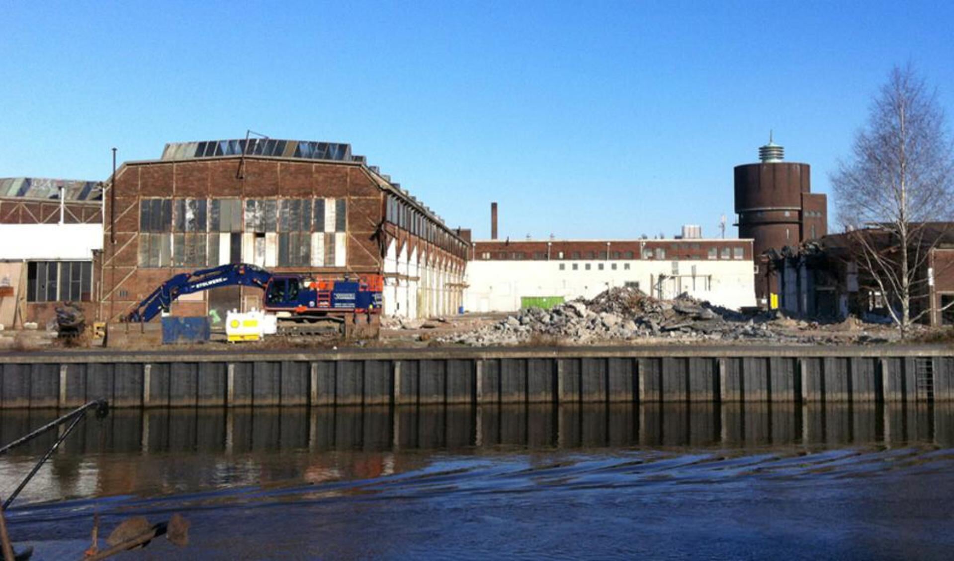 De machinefabrieken van Backer- en Rueb verdwijnen. foto Wijnand Nijs