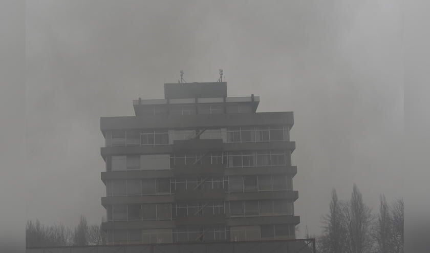 Brand bij het gebouw van De Faam, donderdag 22 december 2016.  