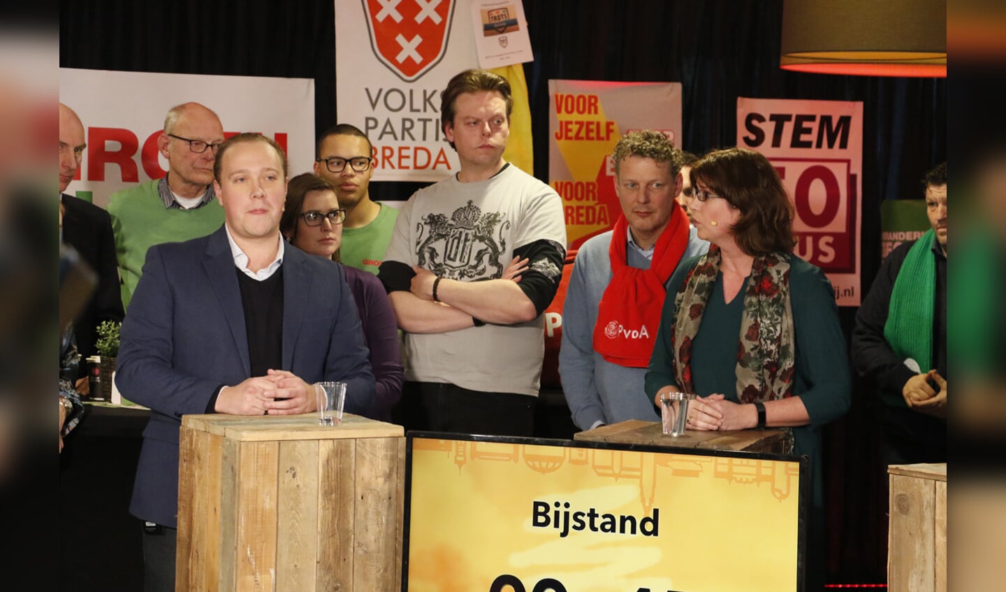 De dertien lijsttrekkers van de Bredase politieke partijen gaan met elkaar het debat aan over zes onderwerpen tijdens het Breda Media Debat van BredaNu, BredaVandaag en BN DeStem bij Elisabeth. 