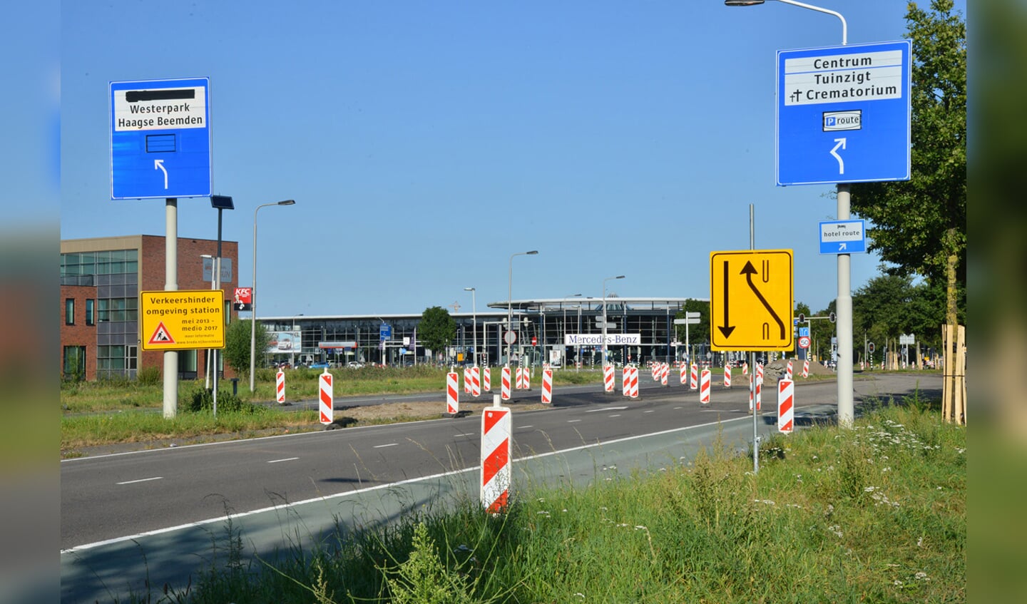 Breda werkt aan de weg. Dat bezorgt menig automobilist kopzorgen in september 2016.