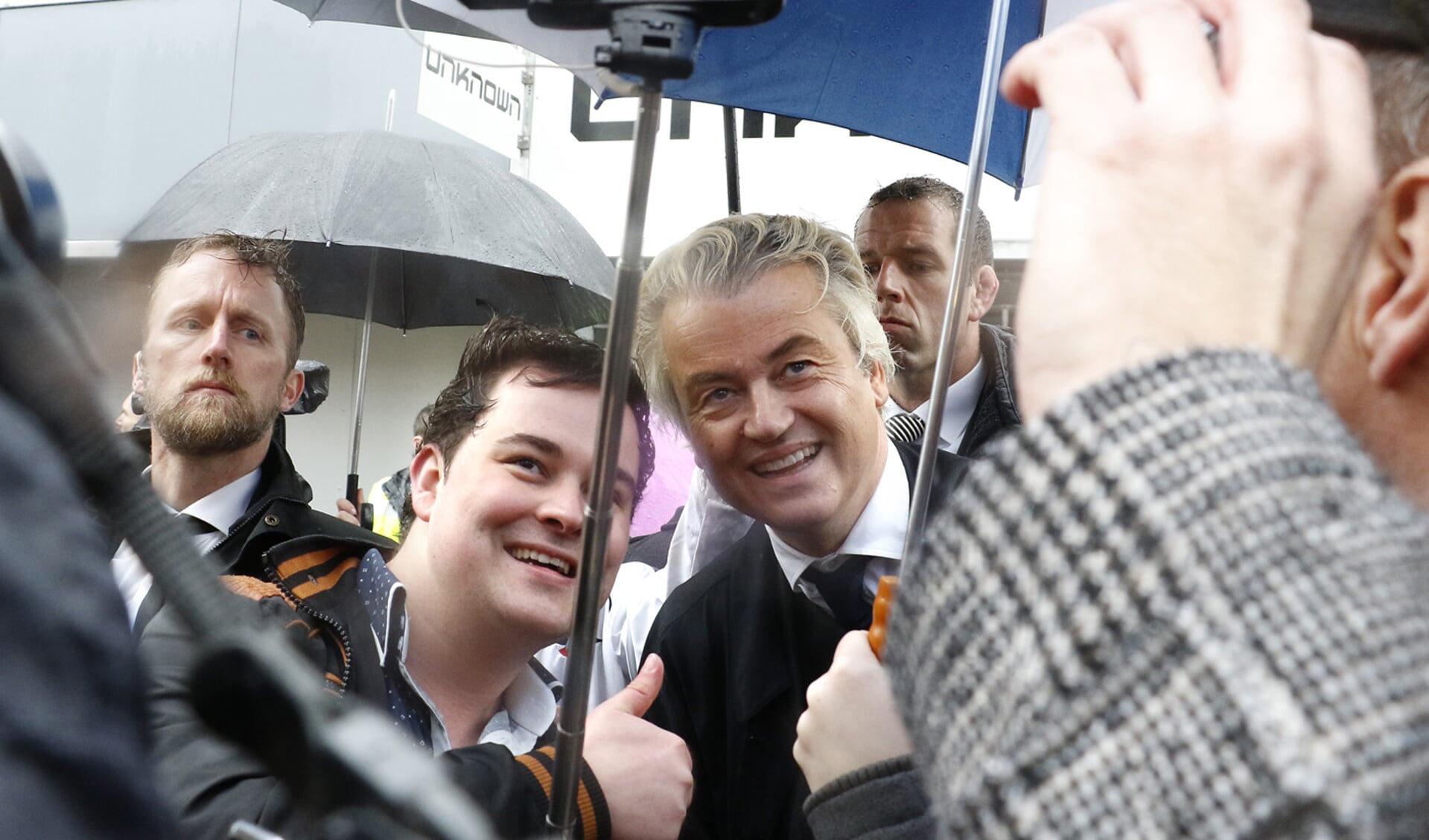 Campagnebezoek Geert Wilders aan Breda, woensdag 8 maart 2017.