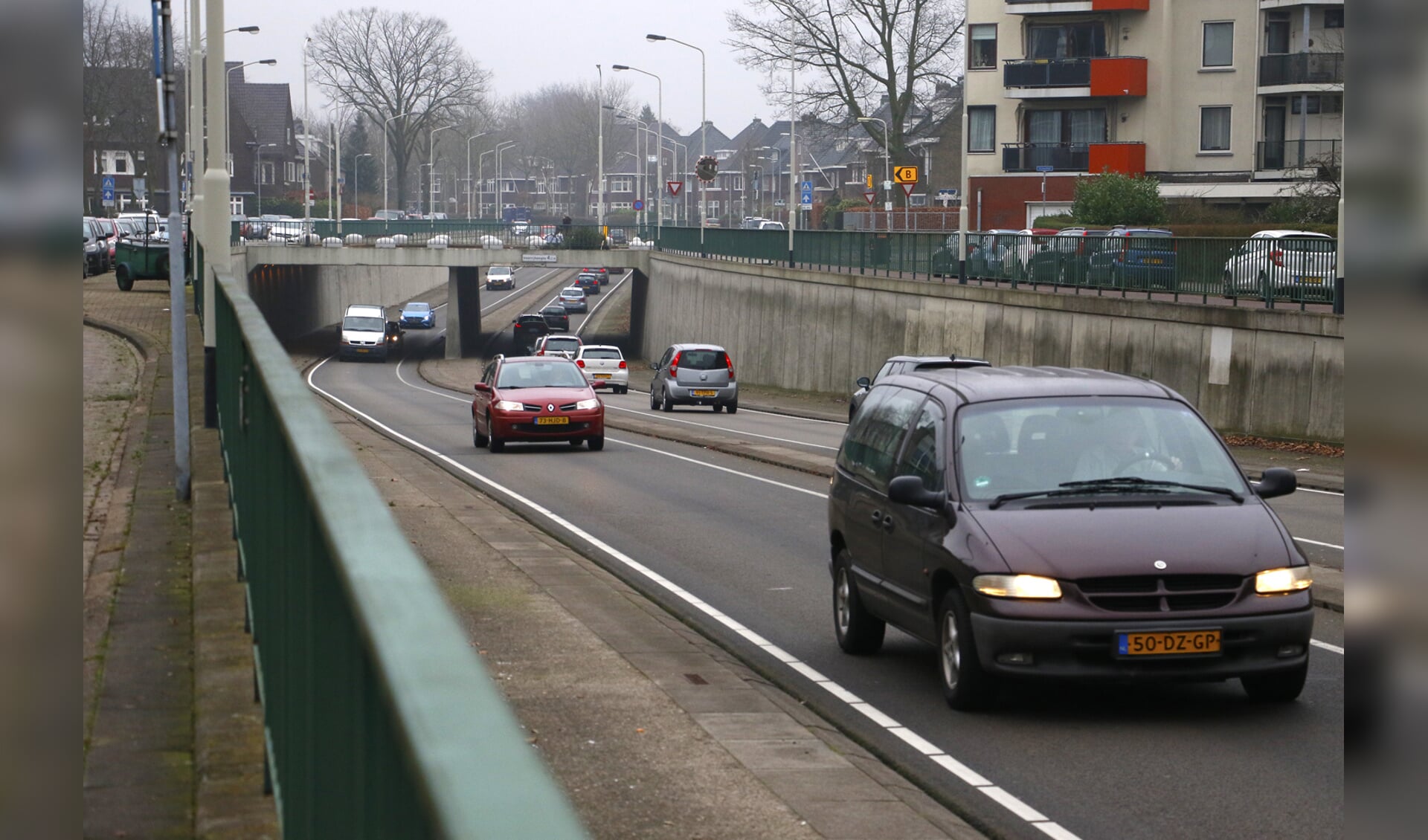 De Zuidelijke Rondweg, vrijdag 12 januari 2018.