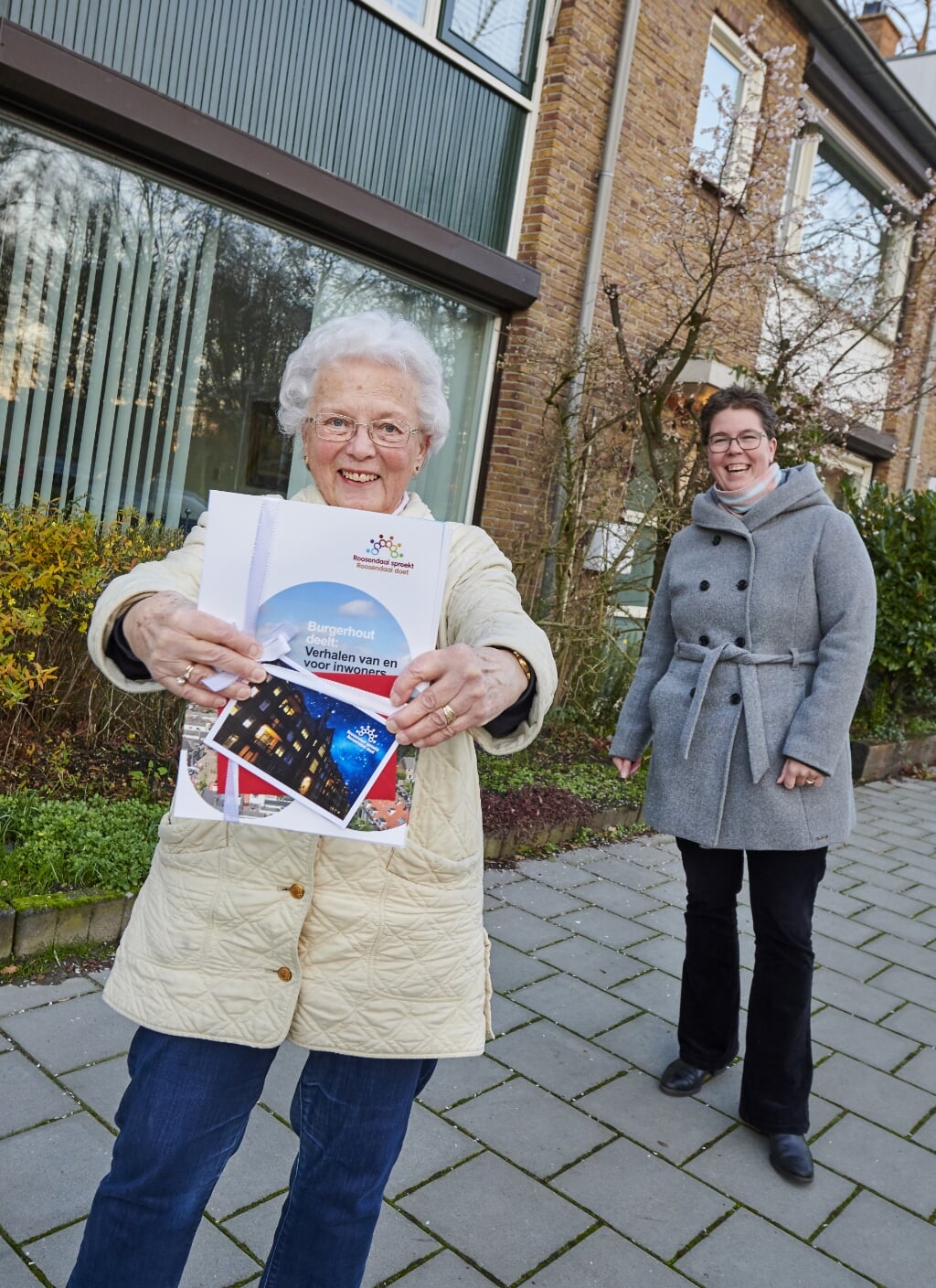Mevrouw Peggy van Ootmarsum, één van de eerste deelnemers en tevens met haar bijna 82 jaar de oudste deelnemer tot nog toe. 