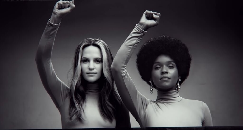 Steinem niet de enige die de vrouwenbeweging
een gezicht gaf Foto: Screenshot YouTube