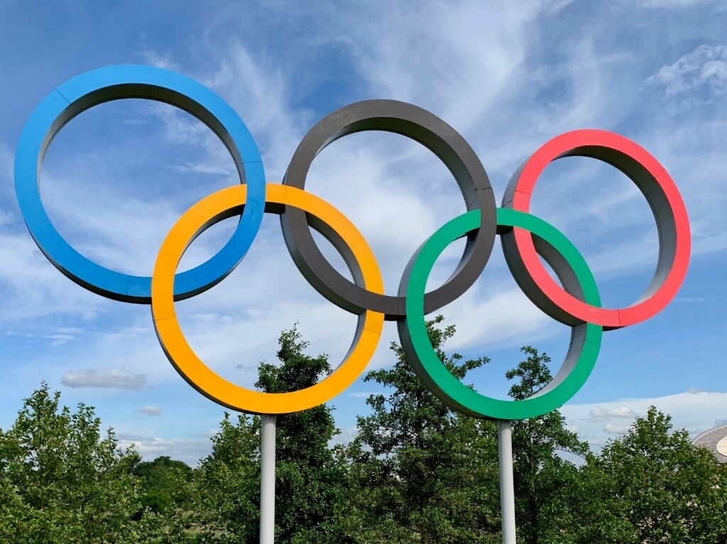 Olympische ringen.