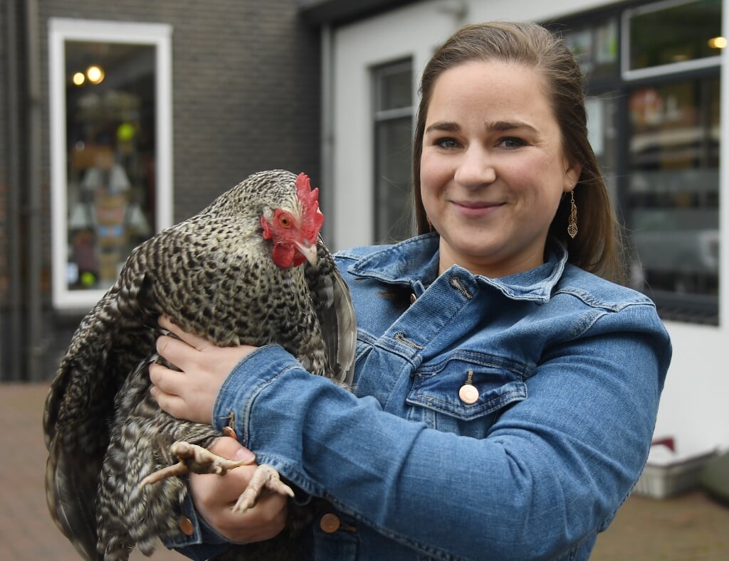 Liselot van der Baan: 'Ikzelf heb me gespecialiseerd in kippen'.