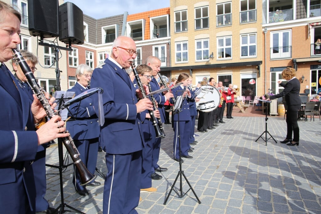 Muziekvereniging De Scheldezonen op Koningsdag 2019