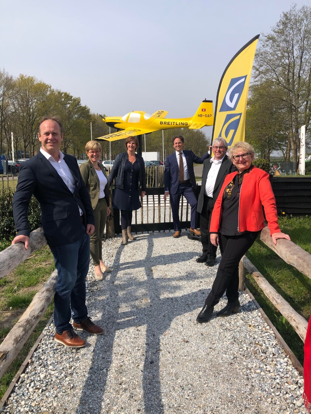 De vaccinatielocatie op Breda Airport is officieel geopend. 