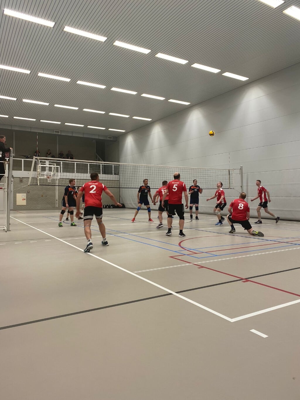 Heren 1 in actie tegen Next volley Dordrecht