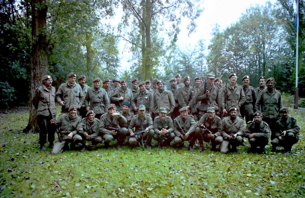 Het peloton ten tijde van de oefening in 1983.