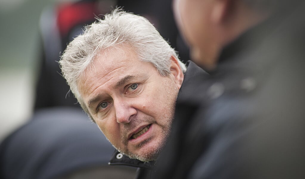 Peter Klomp denkt dat Vitesse Delft best weleens zijn laatste club als trainer kan zijn. (foto: Roel van Dorsten) 