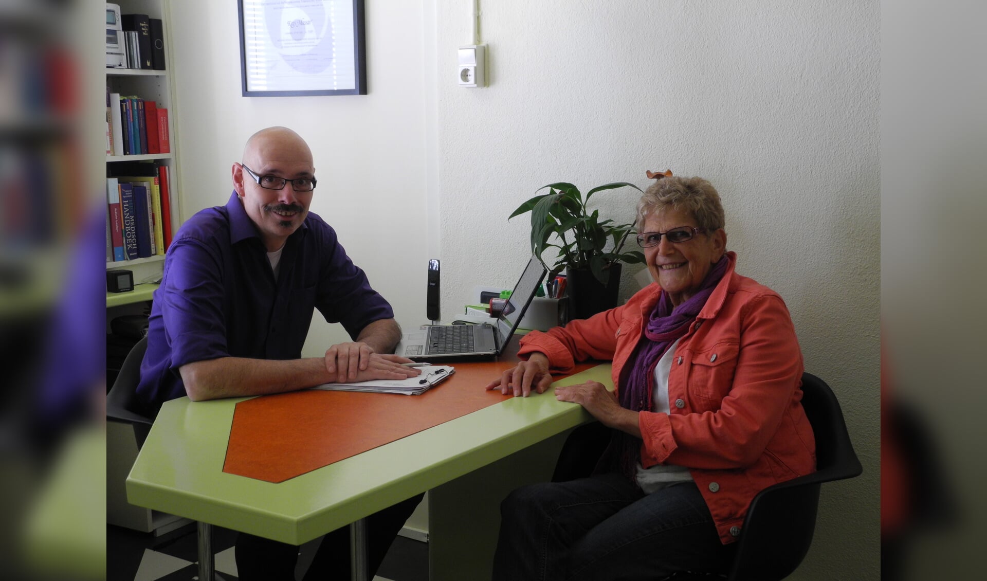 Kitty Schoute en Kees Massar, de initiatiefnemers van Therapie in Delft.