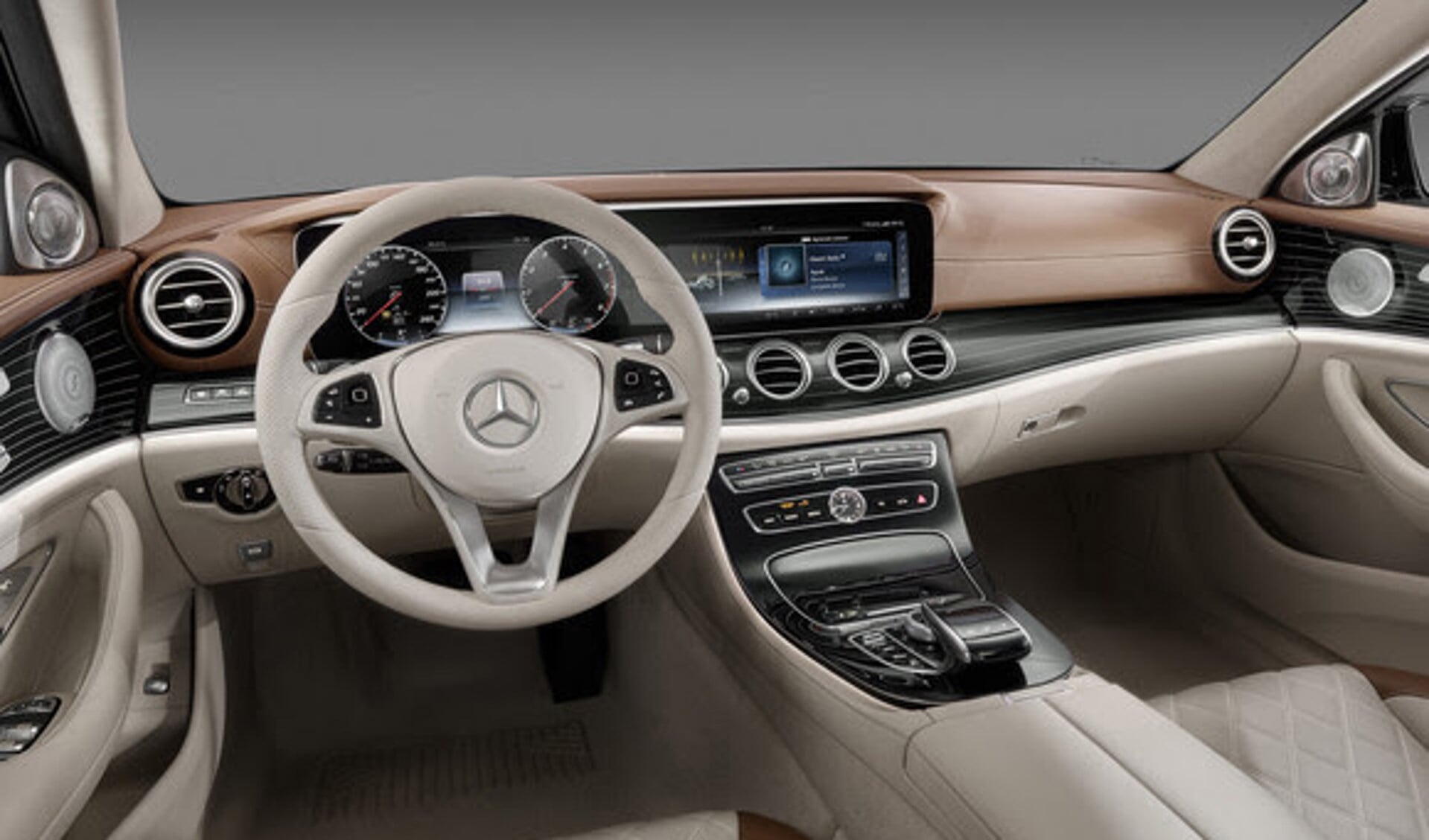 Het interieur van de nieuwe Mercedes-Benz E-Klasse.