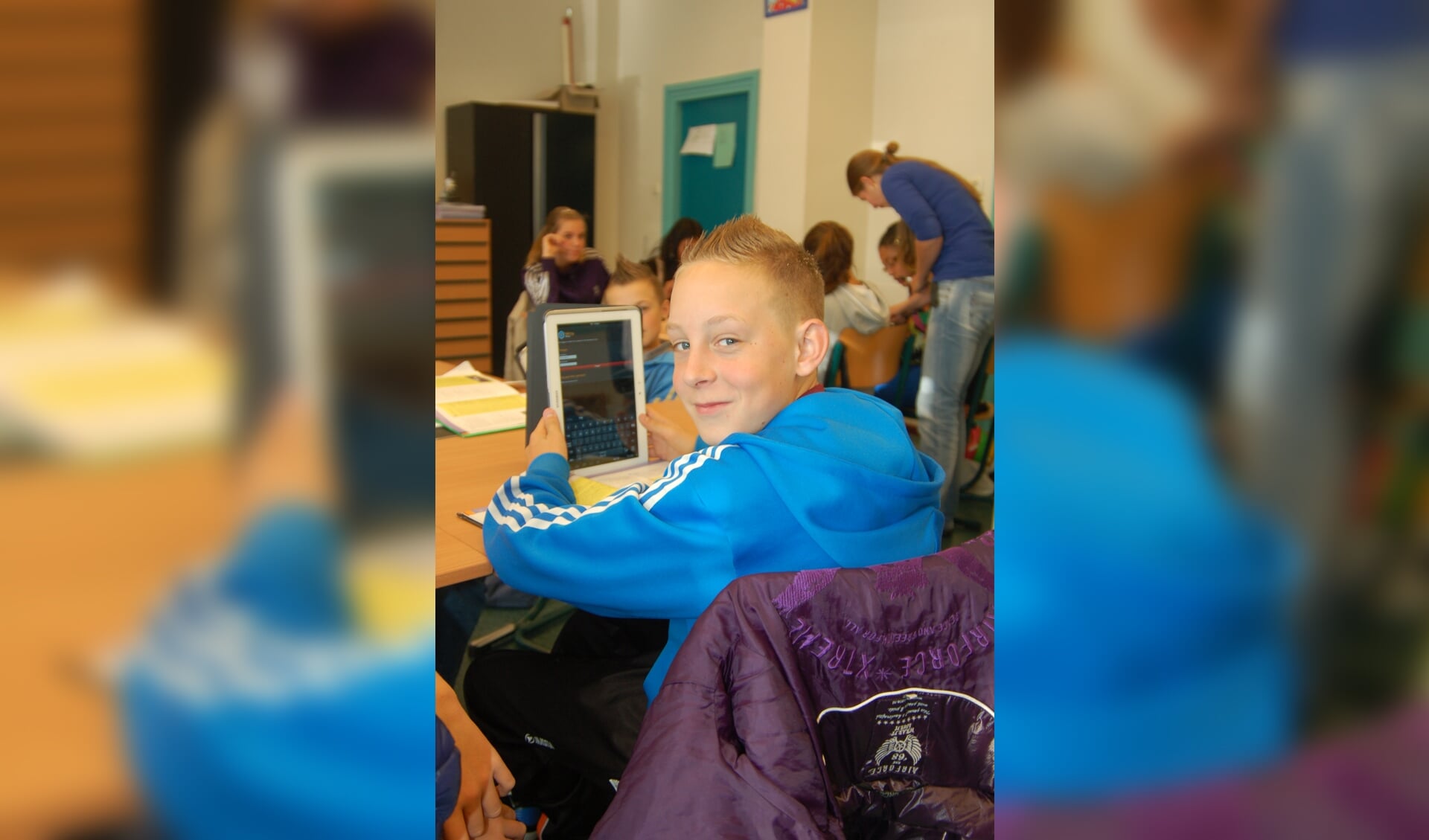 Leerlingen van Stanislas Krakeelpolderweg magen veel gebruik van digitale leermiddelen.