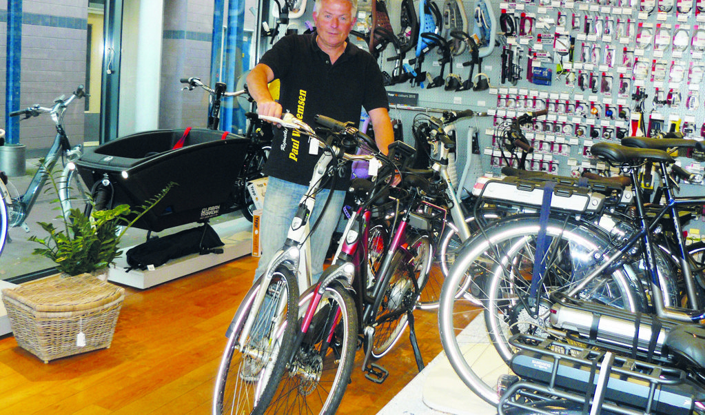 De elektrische fiets heeft volgens rijwielspecialist Paul Willemsen de toekomst. 