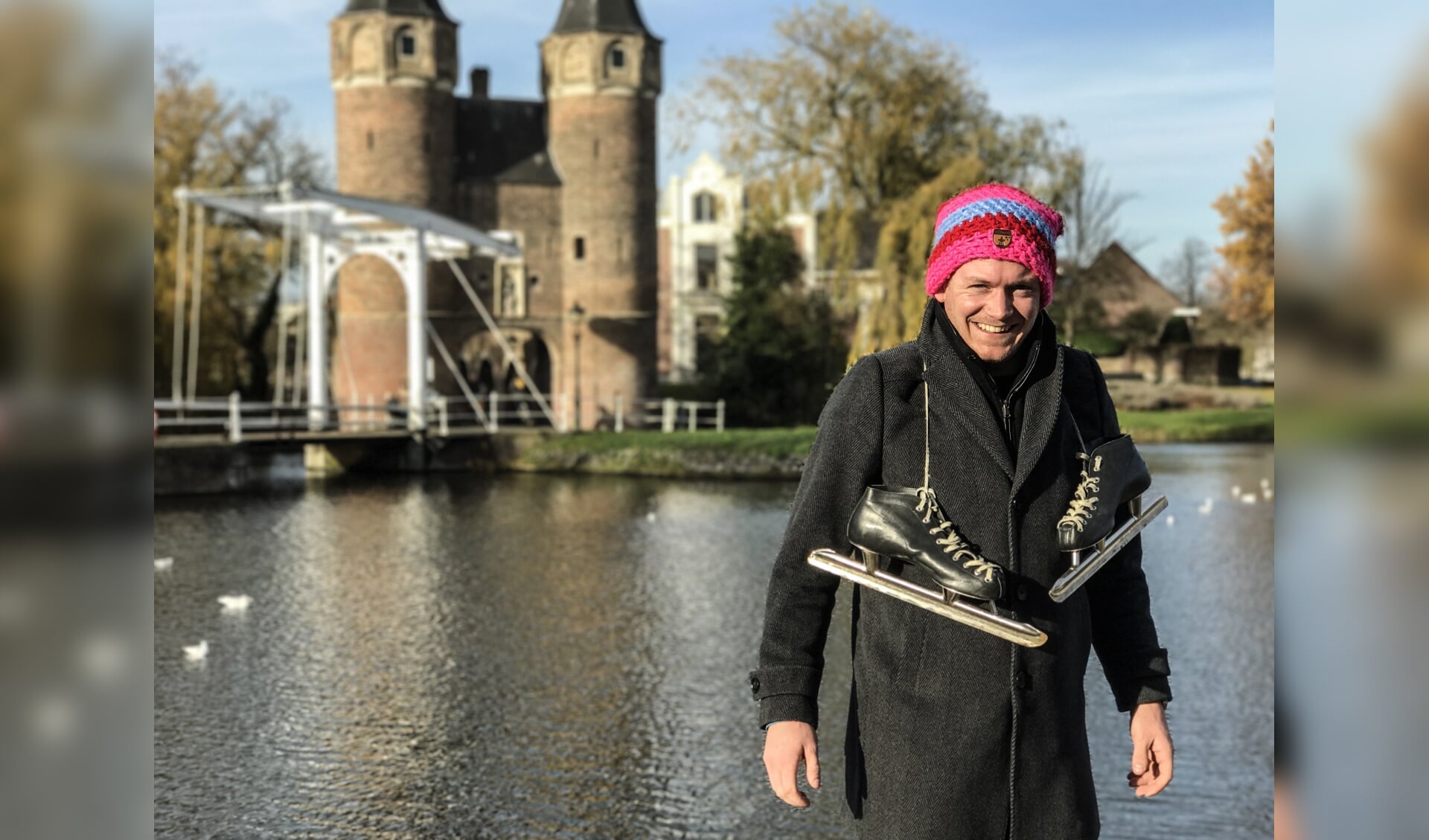 Evenementencoördinator Daan Sybrandy kan niet wachten tot de winterpret bij Winters Delft losbarst. (foto: Frank Auperlé)