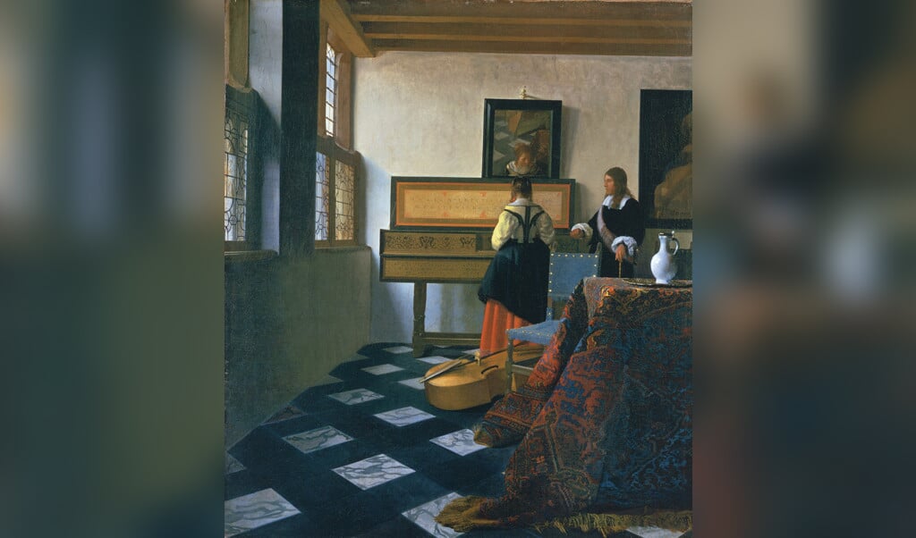 'De muziekles', van Vermeer. 