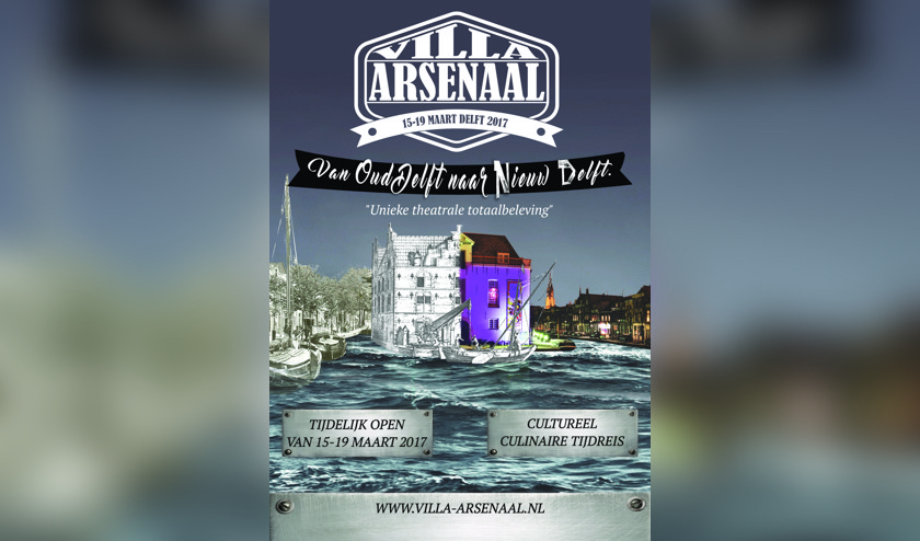 Het verleden en de toekomst van Delft komen samen tijdens Villa Arsenaal.