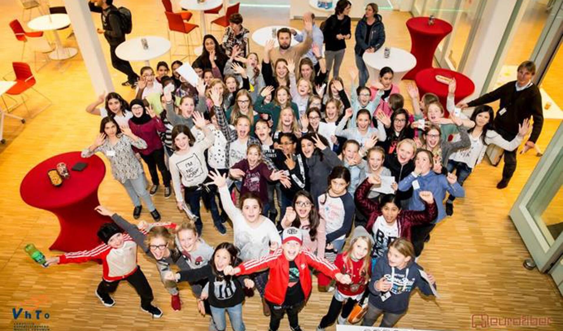 De Smart City Challenge for Girls werd vrijdag georganiseerd bij het bedrijf 3M in Delft. 