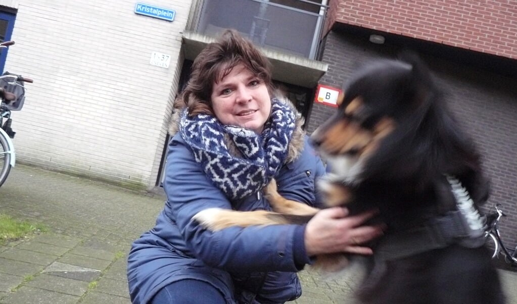 Wanda van Puffelen met de beweeglijke Balou. 