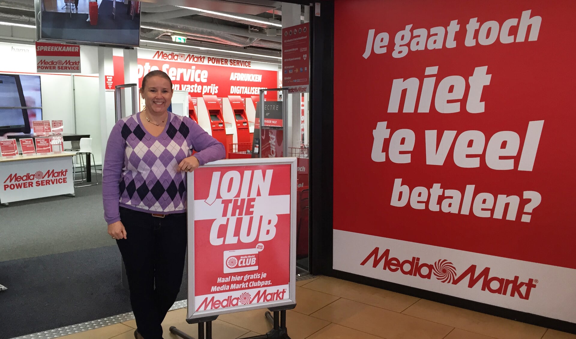 Judith Spronck staat al 2,5 jaar aan het roer van Media Markt Rijswijk. 