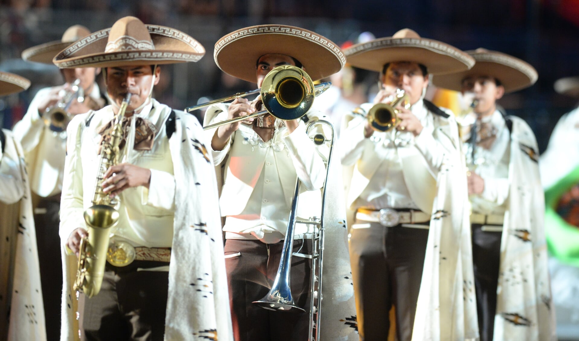 The Monumental de Mexico Marching Band geeft Taptoe Delft dit jaar een Mexicaans tintje. 
