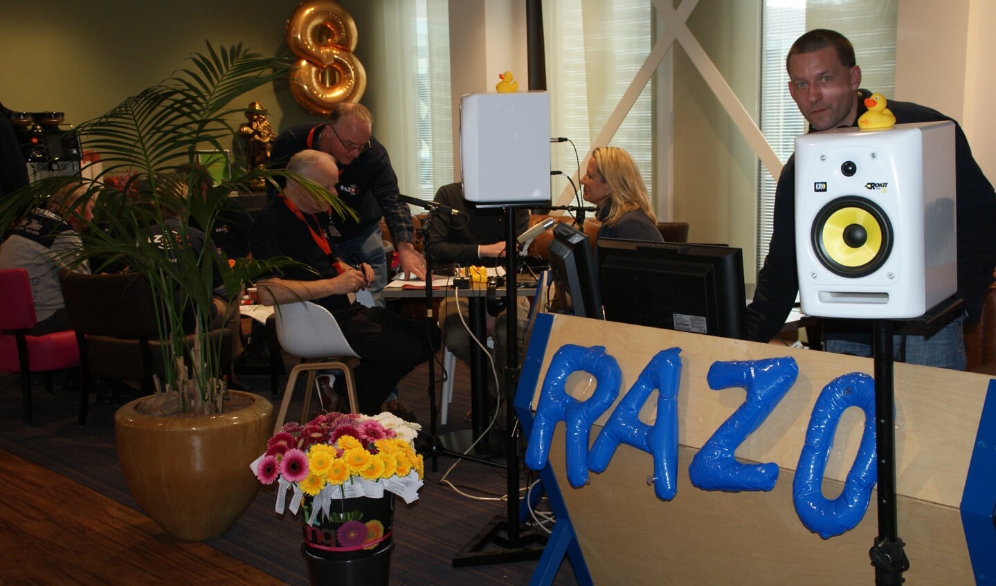 De RAZO, de ziekenomroep, was tijdens de Open Dag vol in bedrijf.