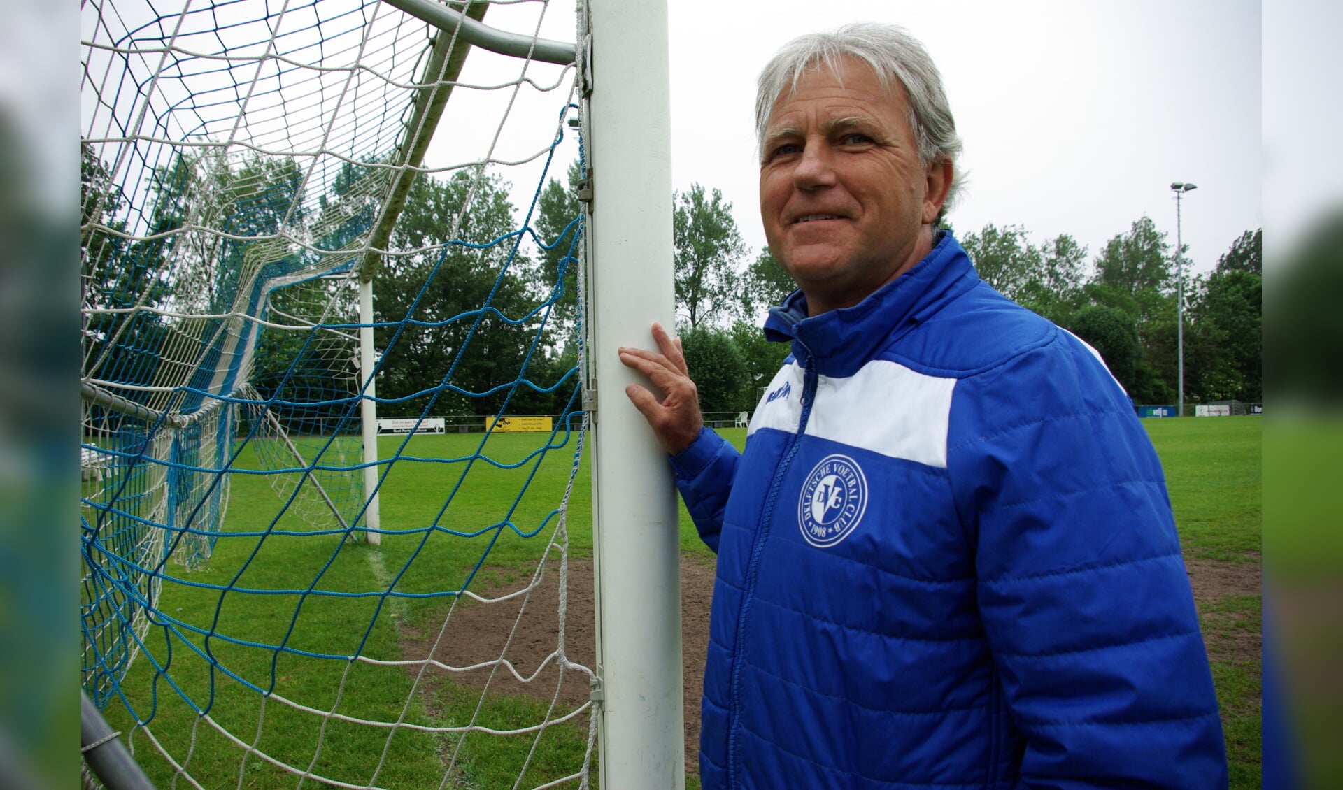 Peter van Drongelen hoopt volgend seizoen ook weer trainer van DVC Dames 1 te kunnen zijn. 