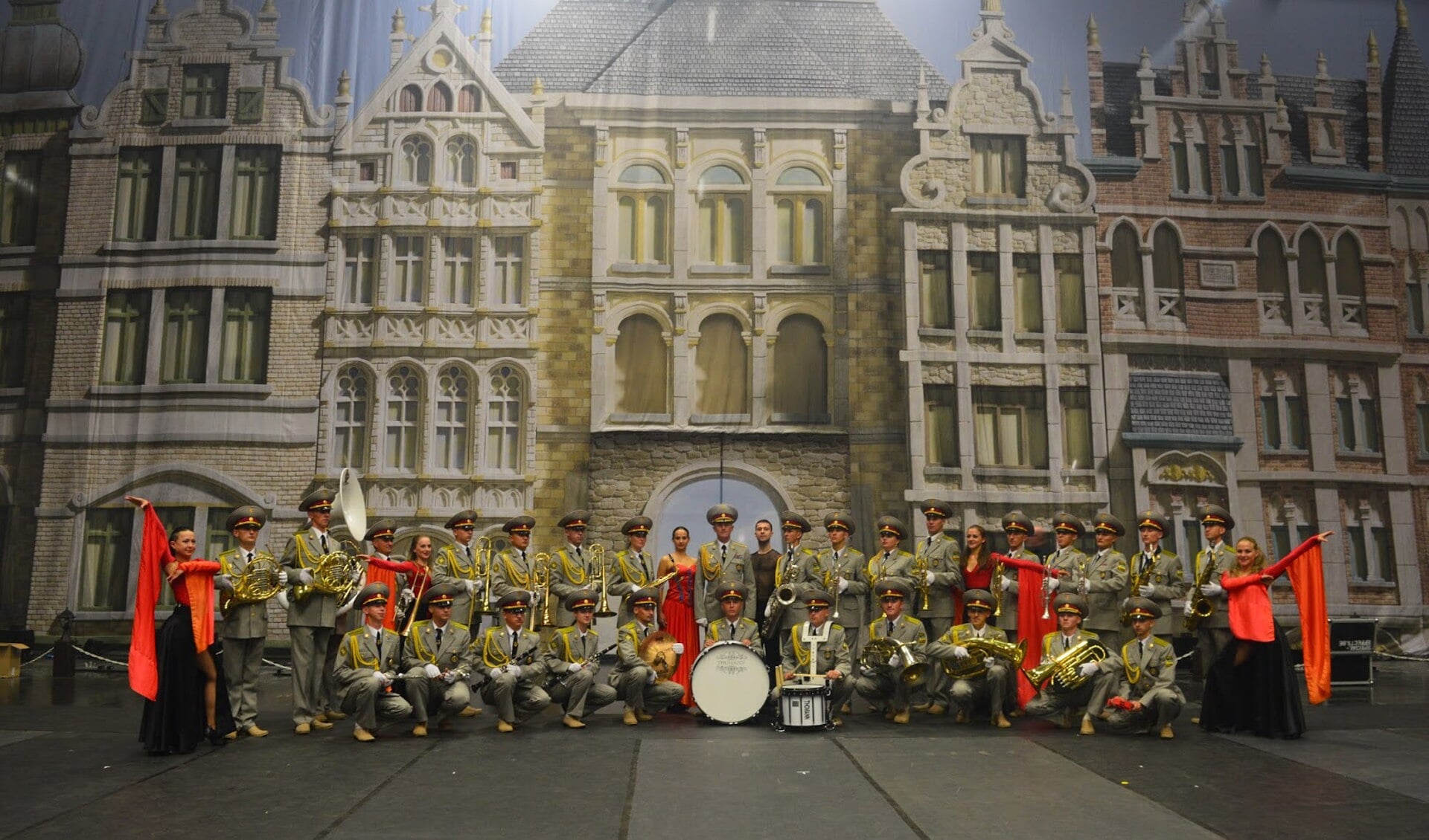 De 194 Pontoon Bridge Regiment Military Band is over een klein maandje te zien tijdens Taptoe Delft. 