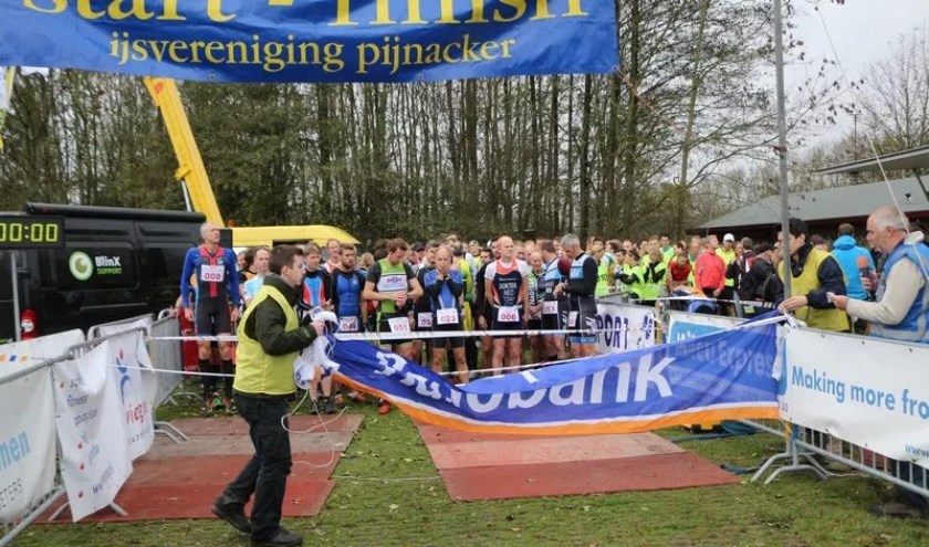 De start van de RunBikeRun, vorig jaar.