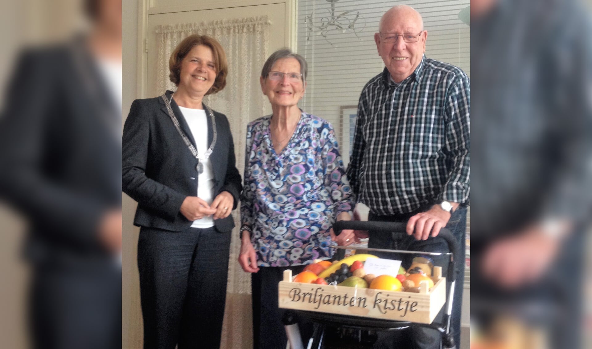Op 7 mei waren de heer en mevrouw Van Galen-Hogervorst 65 jaar getrouwd. Burgemeester Marja van Bijsterveldt kwam op bezoek om het mee te vieren.