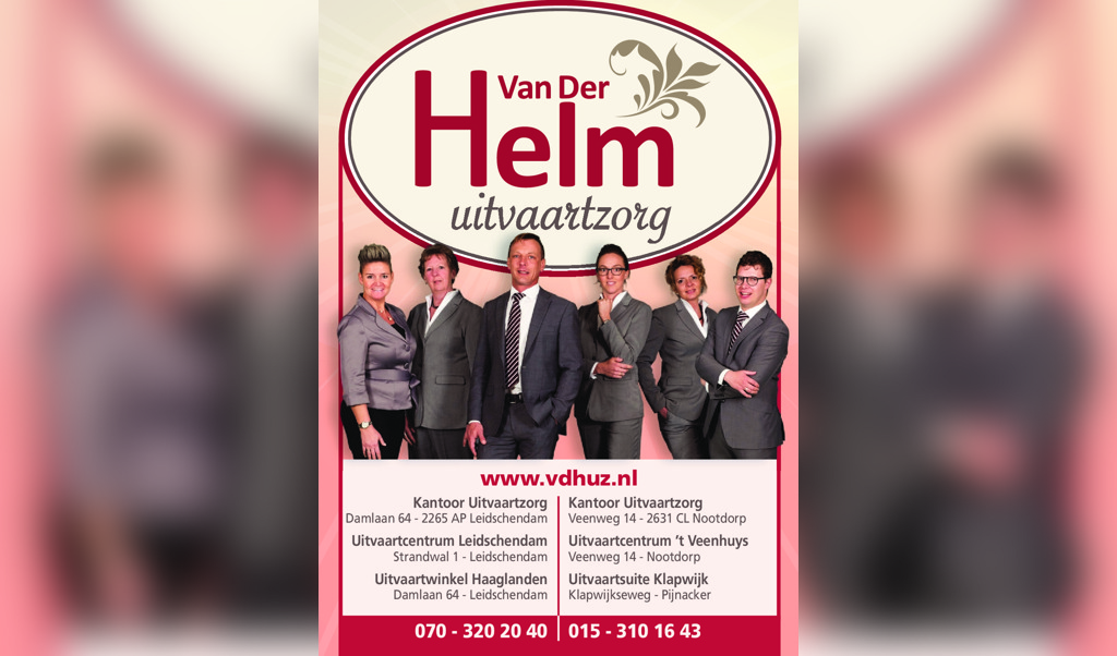 Het team van Van der Helm uitvaartzorg. 