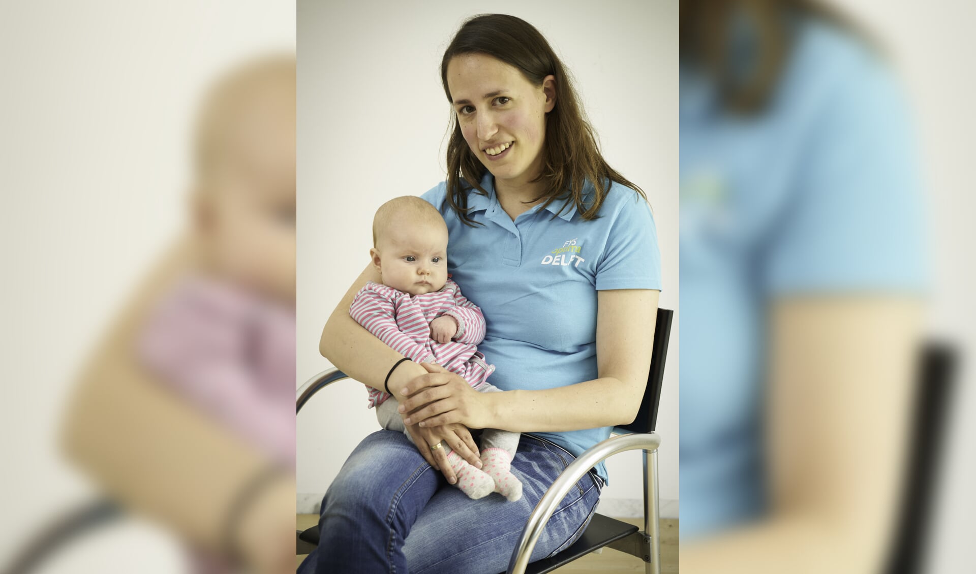 Fysiotherapeut Judith Hordijk geeft een optimale training en begeleiding voor de zwangere vrouw.