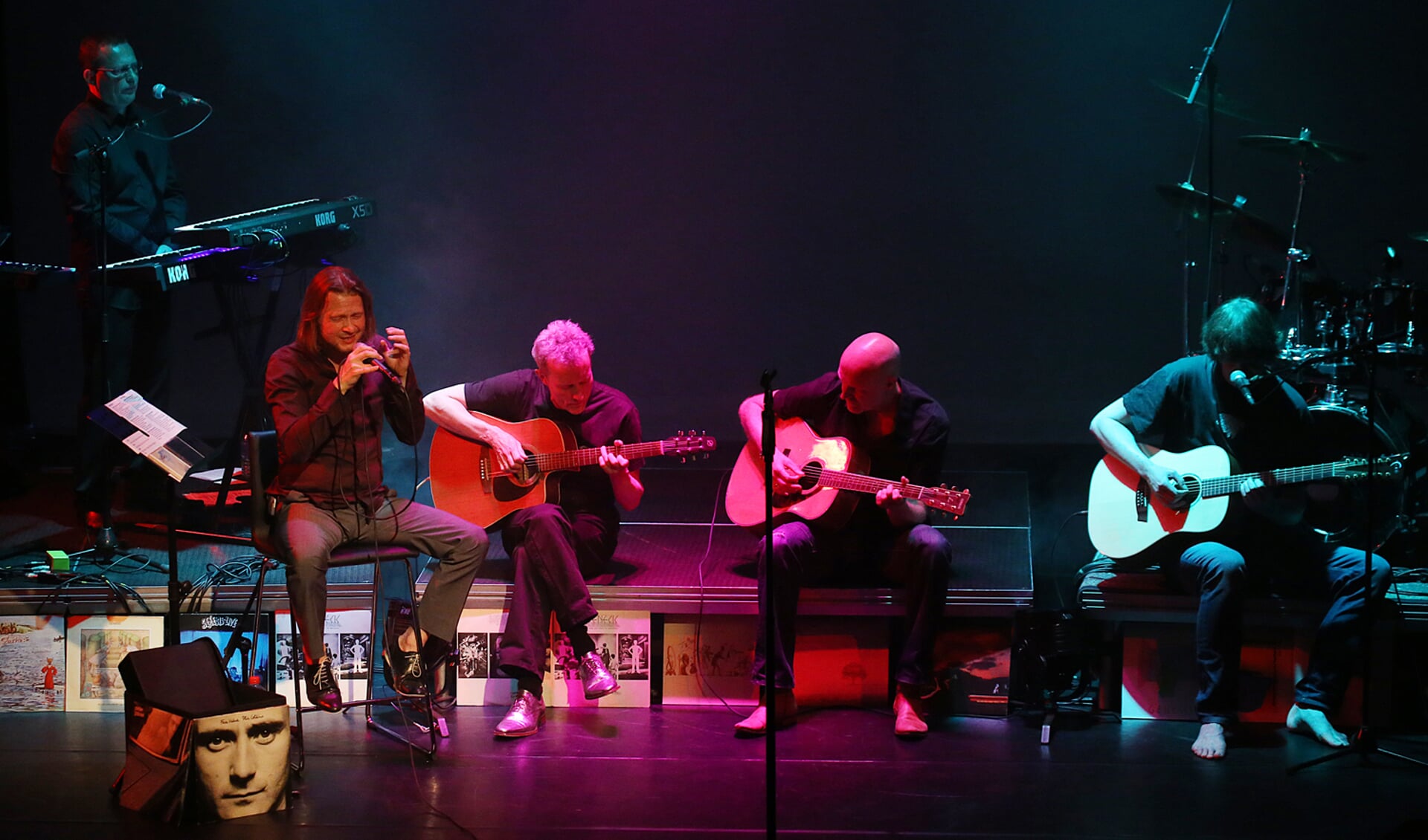 De Delftse Genesis tributeband ‘Squonk plays Genesis’ neemt je mee op een tijdreis door de Genesis-klassiekers.
