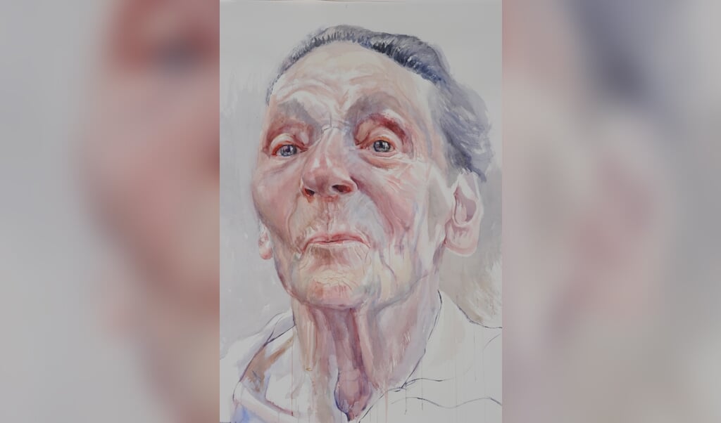 Herman van Hoogdalem schilderde portretten van mensen met dementie.