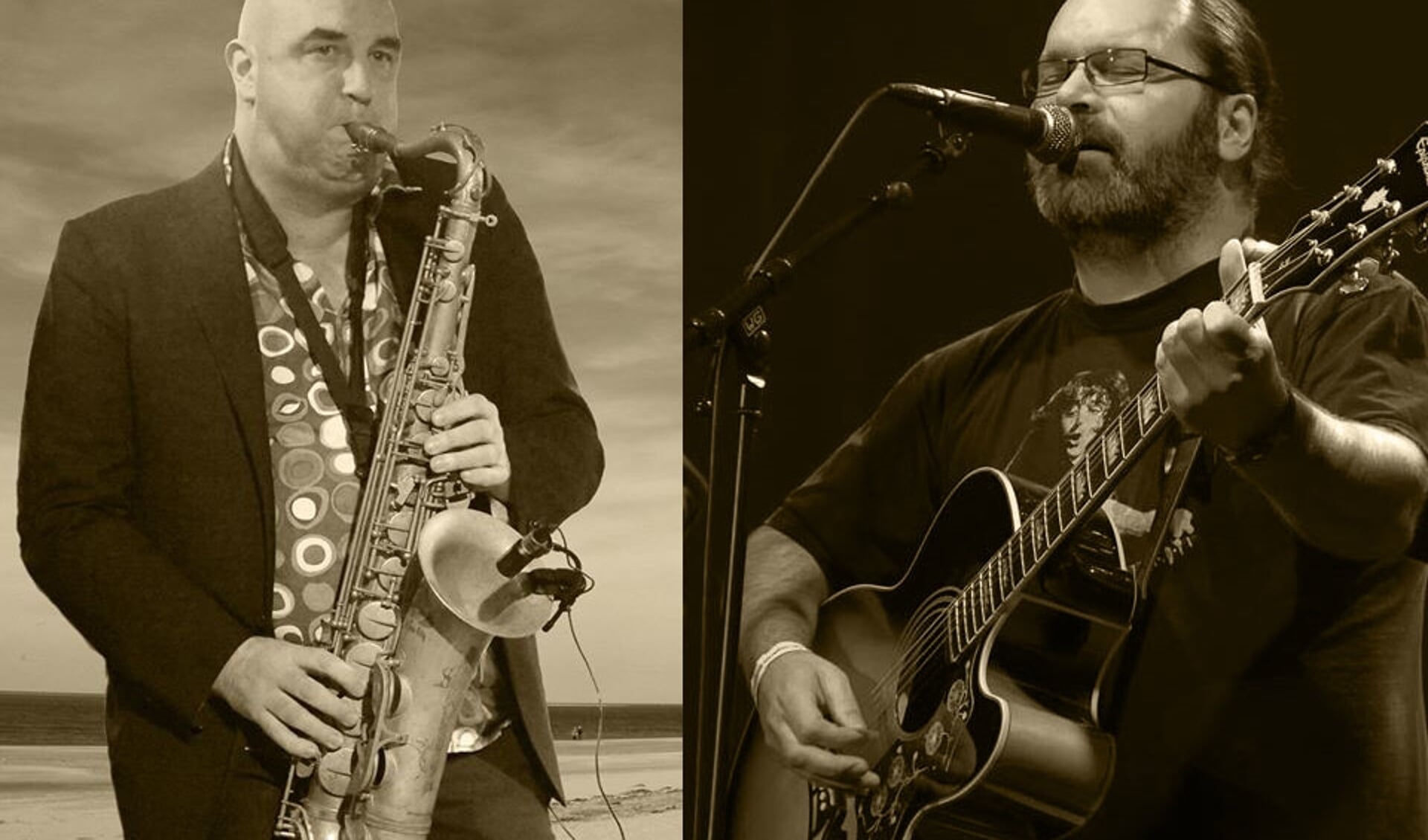 Gunter Weber en Marco Diamantatos vormen samen Sax & Strings. (foto: PR)