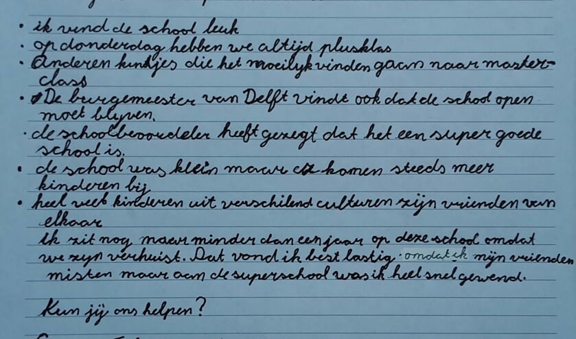 De brief die de 8-jarige Fabian schreef naar premier Mark Rutte  