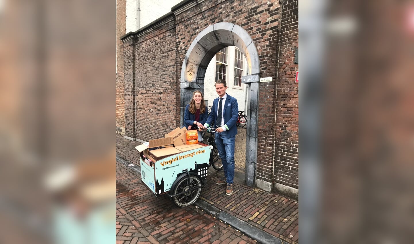 Studenten van Virgiel steunen de Voedselbank tijdens de Donkere Dagen