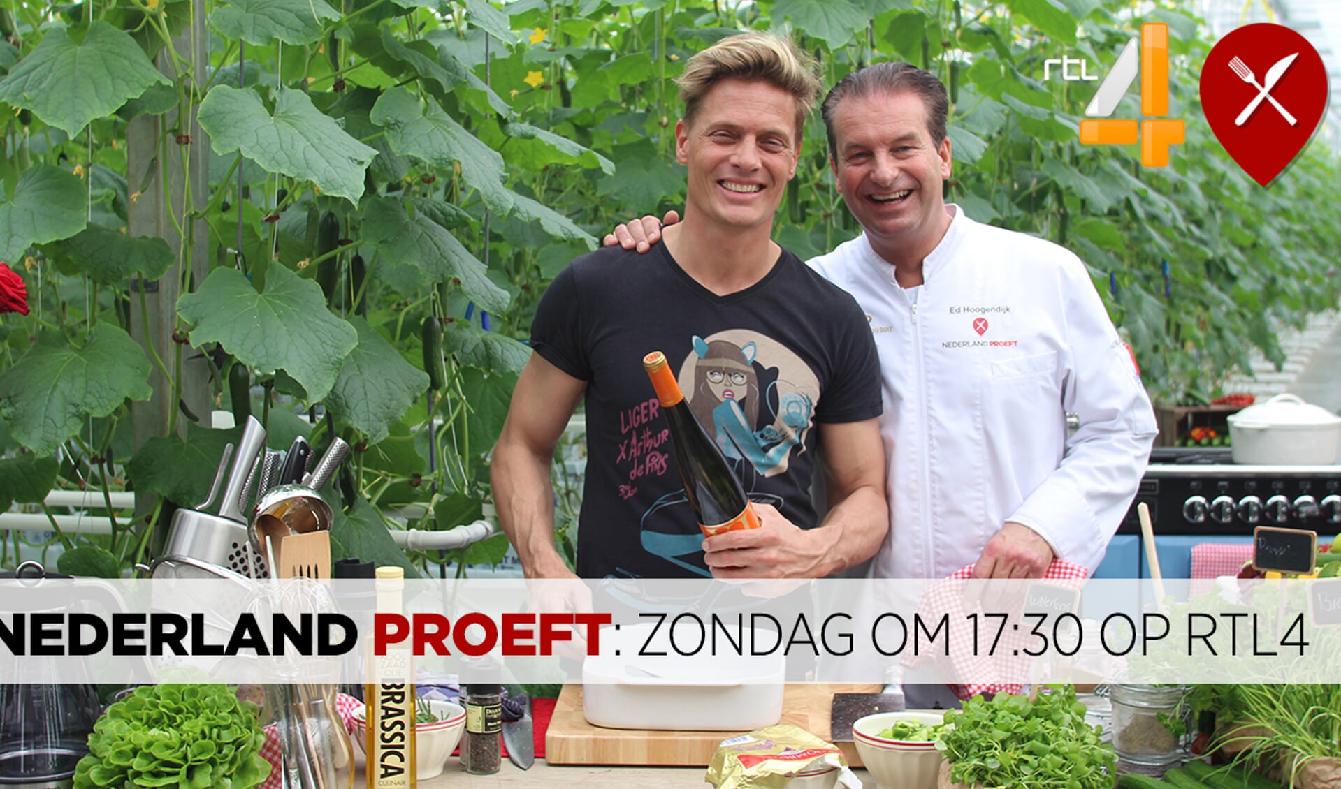 Goede vriend van Ed, Winston Post, presenteert het programma Nederland Proeft (Foto: PR)